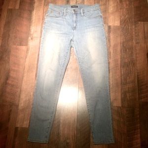 J. Crew High-Rise Toothpick Jeans, Light Wash